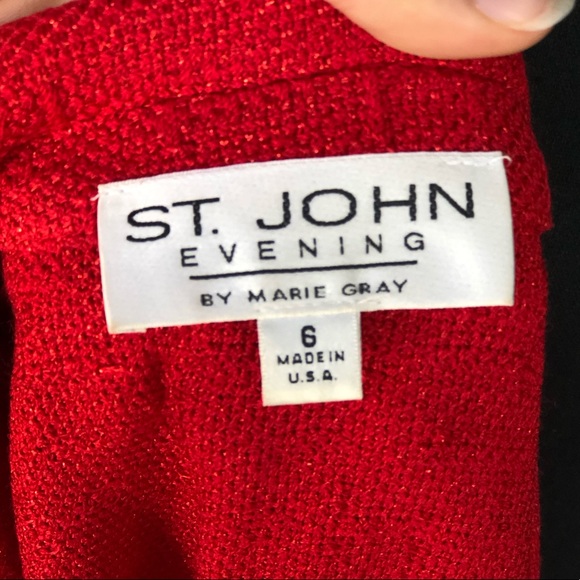 ST. JOHN Evening by Marie Gray Knit Jacket - Picture 7 of 7